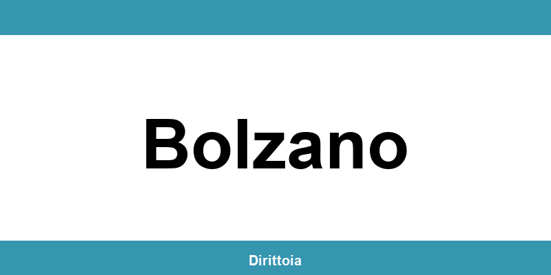 Contatti e orari della sede SIAE a Bolzano