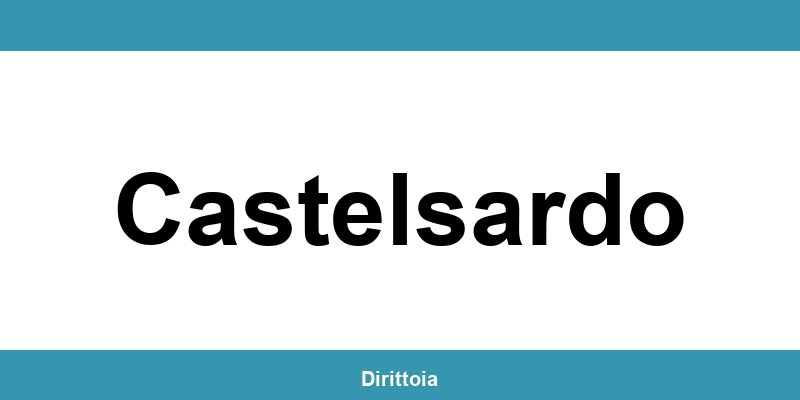 Contatti e orari della sede SIAE a Castelsardo