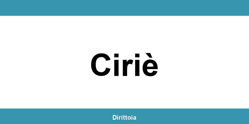 Contatti e orari della sede SIAE a Ciriè