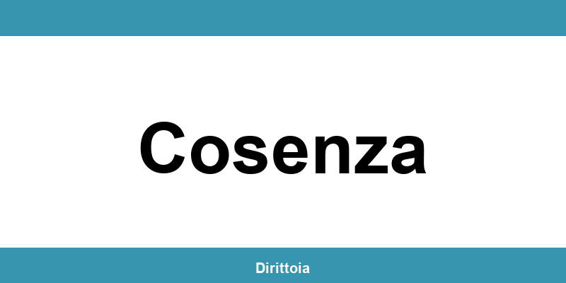 Contatti e orari della sede SIAE a Cosenza