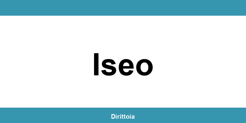 Contatti e orari della sede SIAE a Iseo