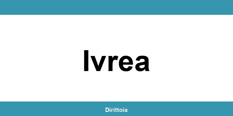 Contatti e orari della sede SIAE a Ivrea