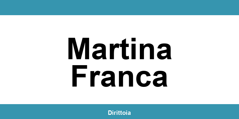 Contatti e orari della sede SIAE a Martina Franca