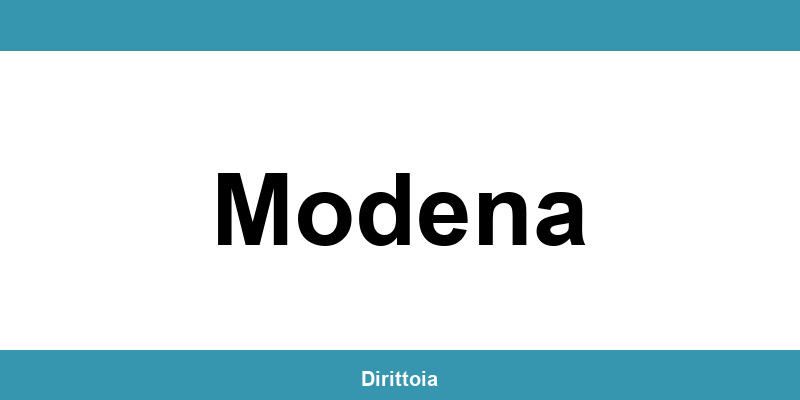 Contatti e orari della sede SIAE a Modena