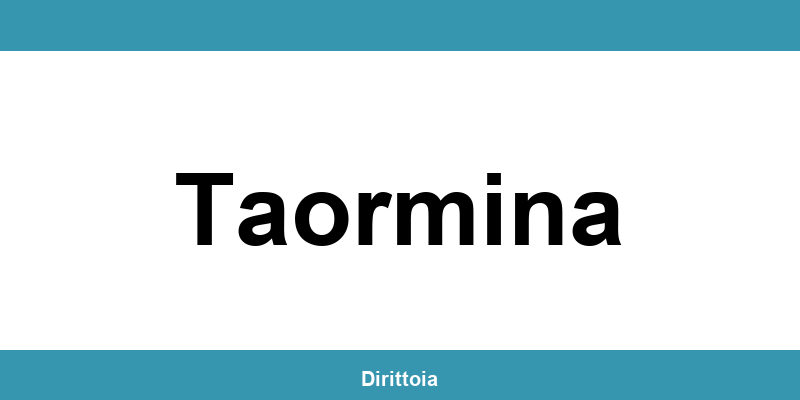 Contatti e orari della sede SIAE a Taormina