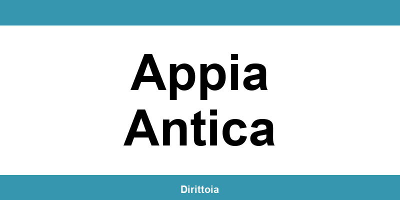 Contatti e orari della sede SIAE a Appia Antica