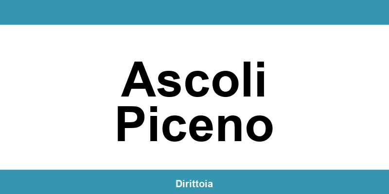 Contatti e orari della sede SIAE a Ascoli Piceno
