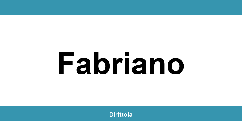 Contatti e orari della sede SIAE a Fabriano