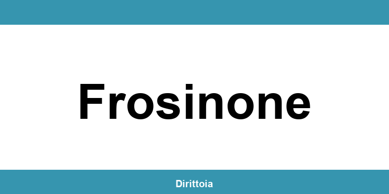 Contatti e orari della sede SIAE a Frosinone