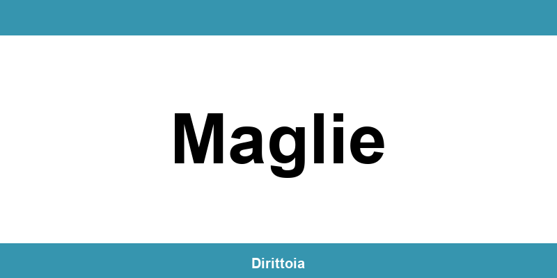 Contatti e orari della sede SIAE a Maglie