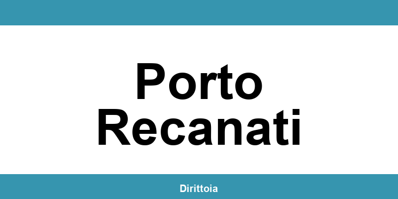Contatti e orari della sede SIAE a Porto Recanati