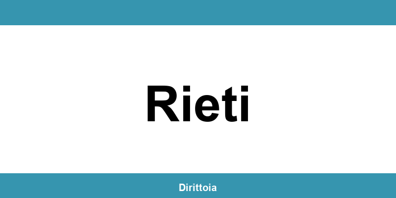 Contatti e orari della sede SIAE a Rieti