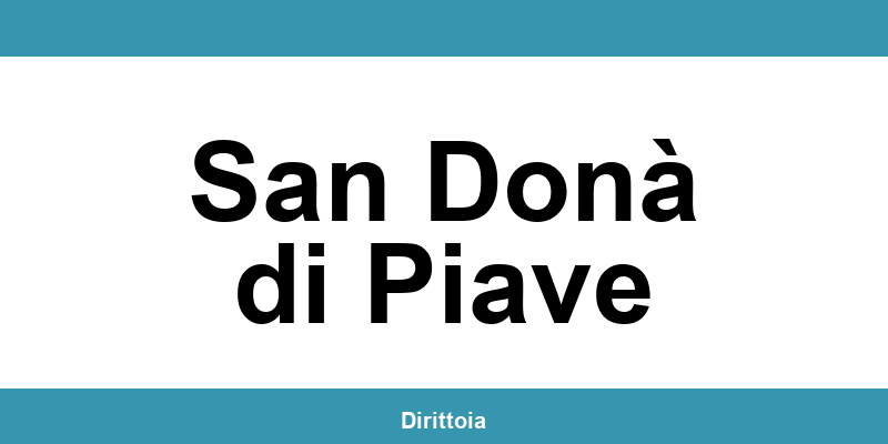 Contatti e orari della sede SIAE a San Donà di Piave