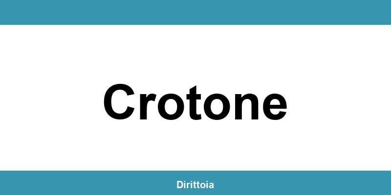 Contatti e orari della sede SIAE a Crotone