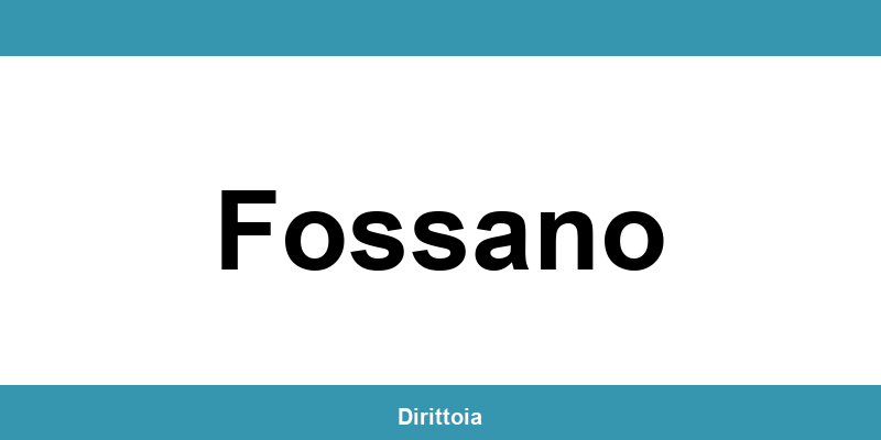 Contatti e orari della sede SIAE a Fossano