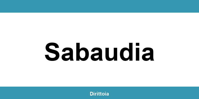 Contatti e orari della sede SIAE a Sabaudia